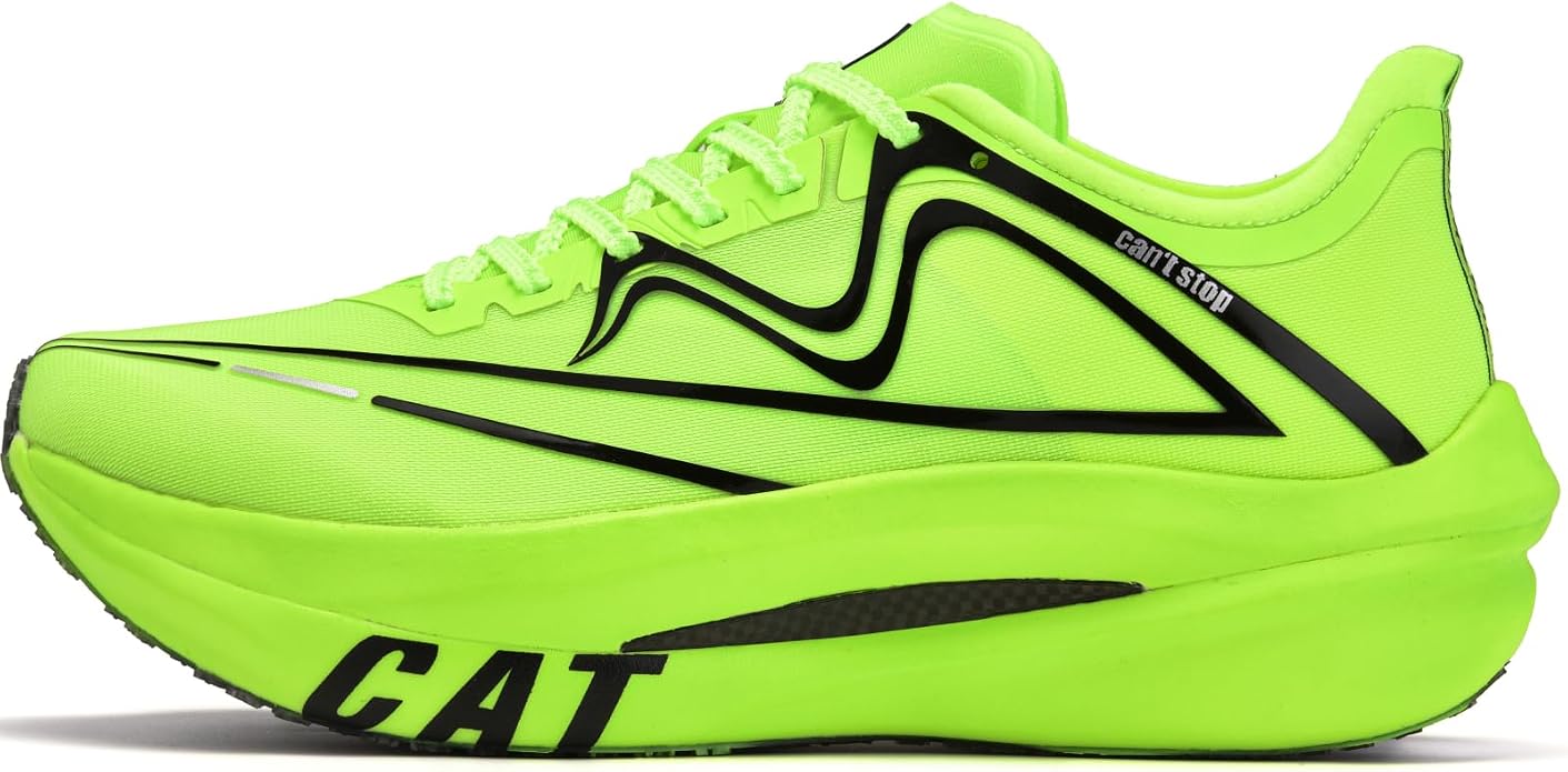 Marathon Running Shoes for Men Women Kids, Dual Carbon Plates and Dual Midsole Workout Sneakers for Training, Racing and Everyday Wear image 2
