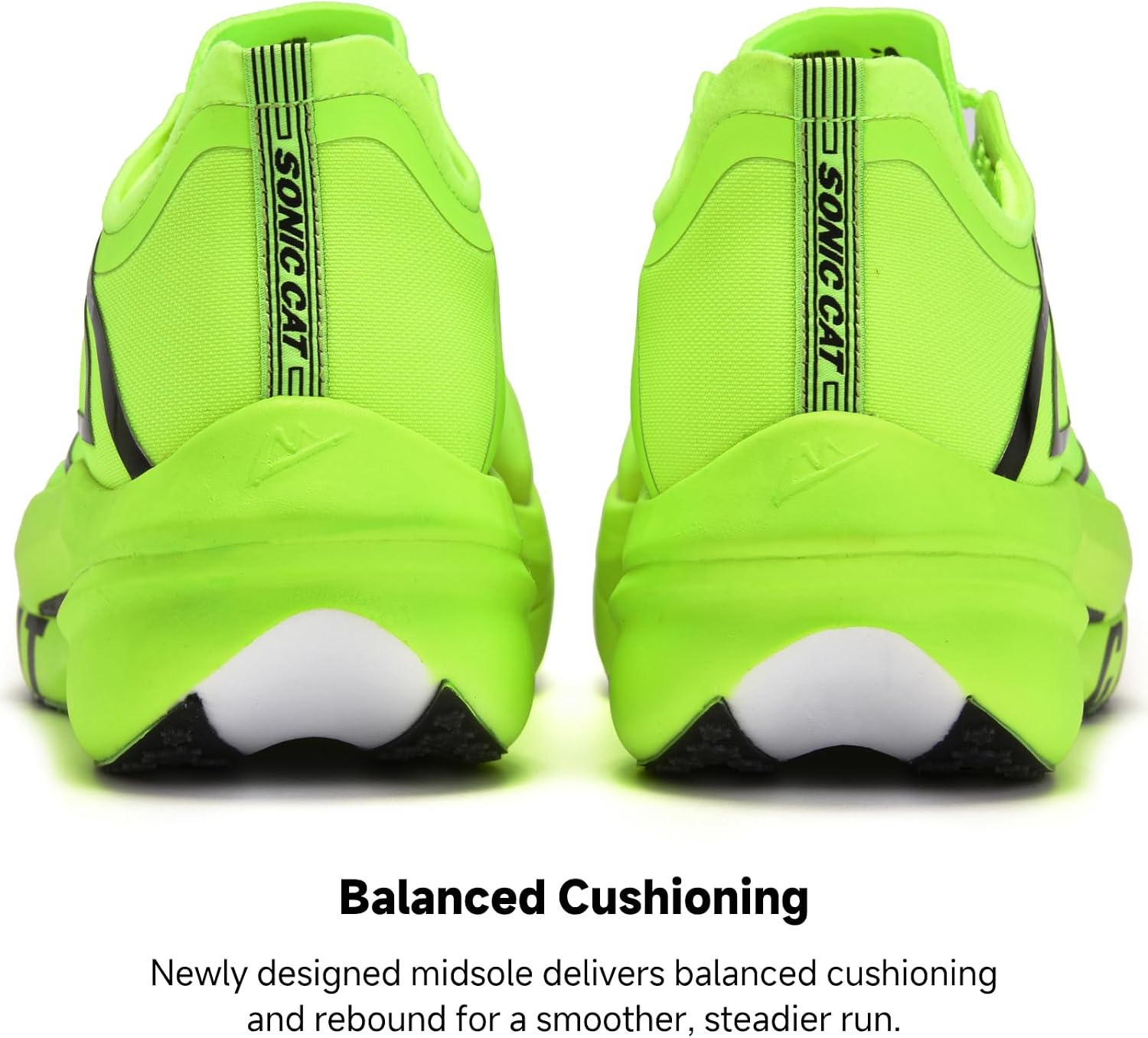 Marathon Running Shoes for Men Women Kids, Dual Carbon Plates and Dual Midsole Workout Sneakers for Training, Racing and Everyday Wear image 5