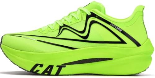 Marathon Running Shoes for Men Women Kids, Dual Carbon Plates and Dual Midsole Workout Sneakers for Training, Racing and Everyday Wear Green image