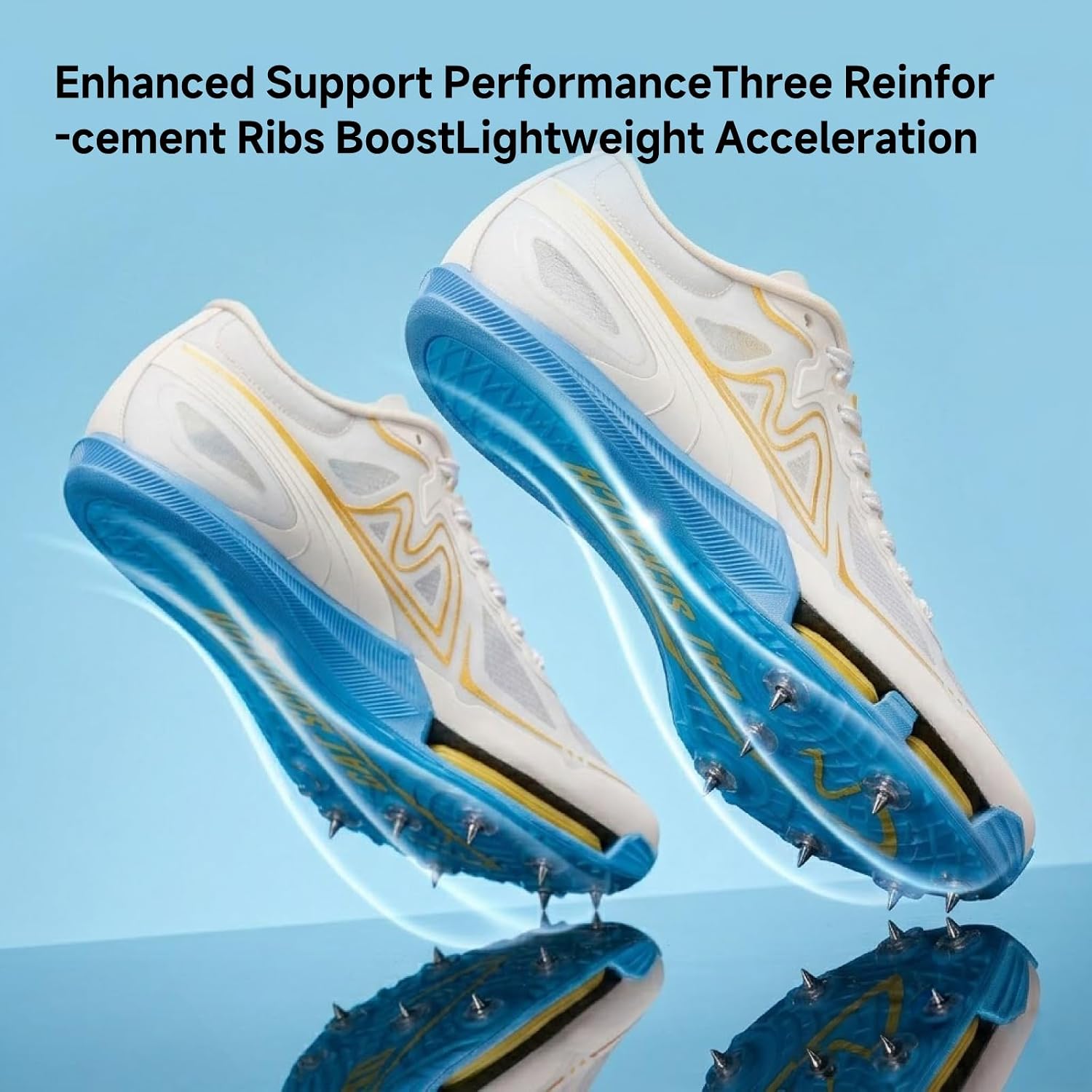 Track and Field Spikes Shoes for Men Women Kids, Air Cushion Running Track Spikes Sneakers with Full-Length Carbon Plate for Racing and Jumping image 5