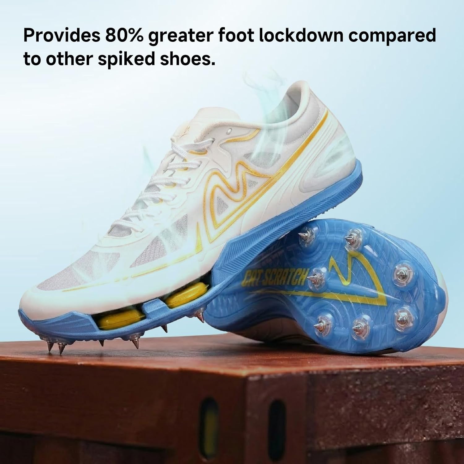 Track and Field Spikes Shoes for Men Women Kids, Air Cushion Running Track Spikes Sneakers with Full-Length Carbon Plate for Racing and Jumping image 7