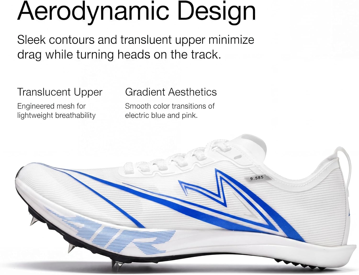 Track and Field Spikes Shoes Men Women Full Length Carbon Plate Running Shoes with Air Cushion Track Race Jumping Sneakers Professional Running Track Spikes Shoes image 4