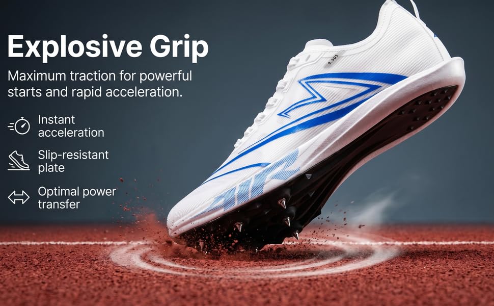 Track and Field Spikes Shoes Men Women Full Length Carbon Plate Running Shoes with Air Cushion Track Race Jumping Sneakers Professional Running Track Spikes Shoes detail image 4