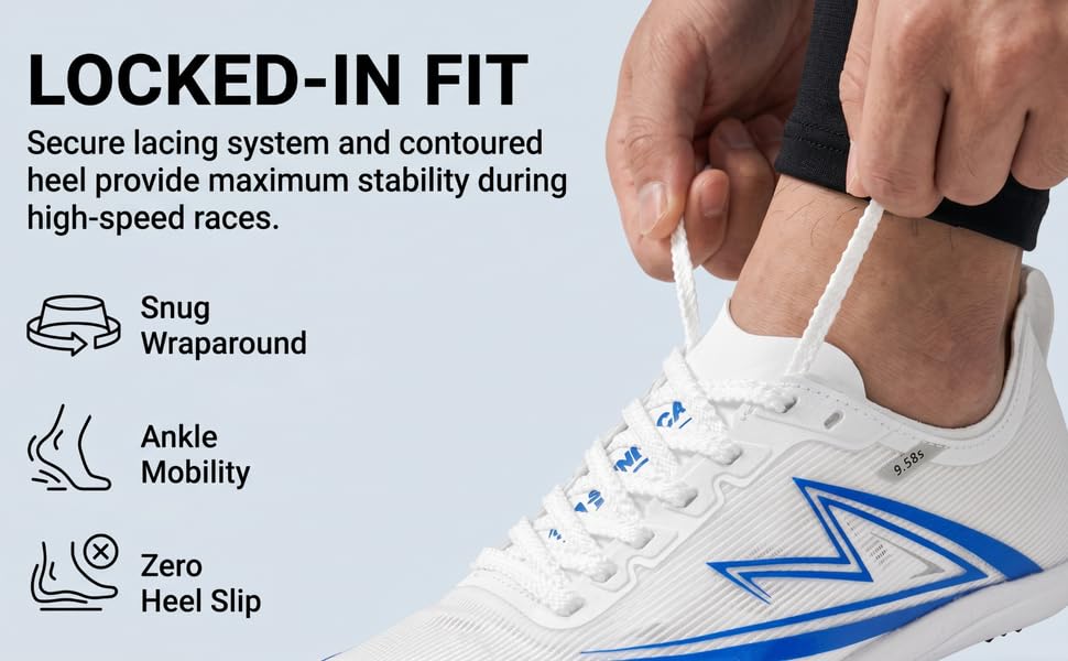 Track and Field Spikes Shoes Men Women Full Length Carbon Plate Running Shoes with Air Cushion Track Race Jumping Sneakers Professional Running Track Spikes Shoes detail image 6