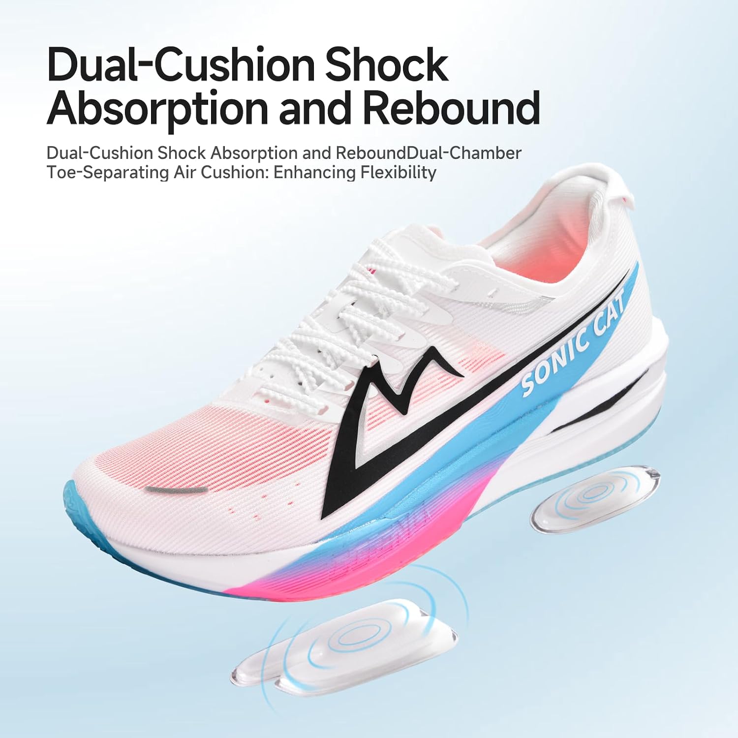 Men's & Women's Marathon Running Shoes Air Cushion Full-Length Carbon Plate Fashion Workout Shoes image 5