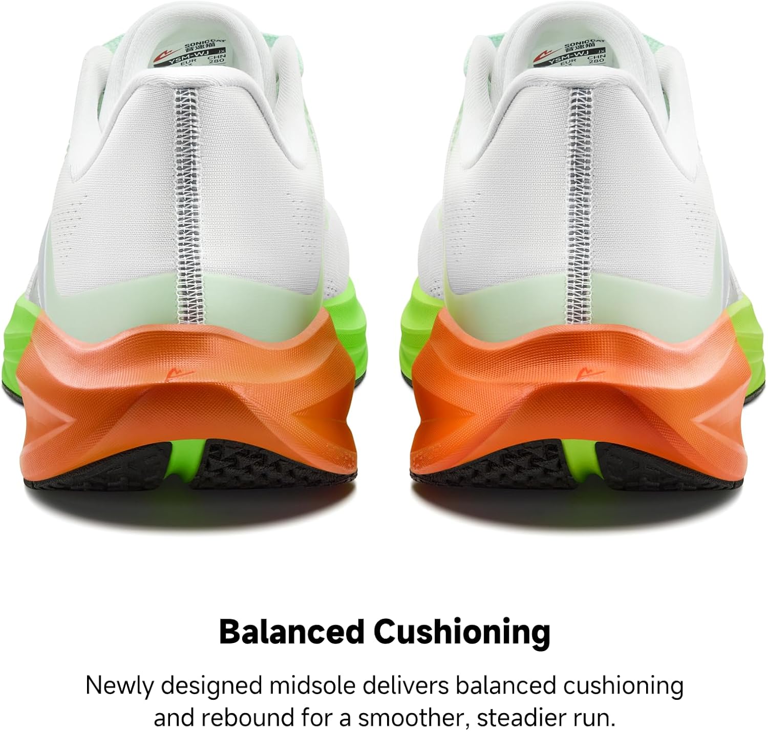 Carbon Plate Running Shoes for Men, Air Cushion Lightweight Road Running Sneakers, Breathable Marathon Training Athletic Shoes image 6