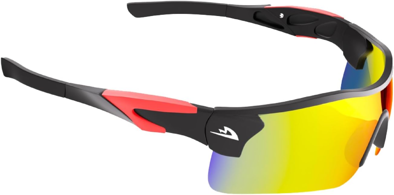 Polarized Sports Sunglasses for Men Women, UV400 Anti Glare Running Cycling Driving Fishing Glasses, TR90 Frame image 10