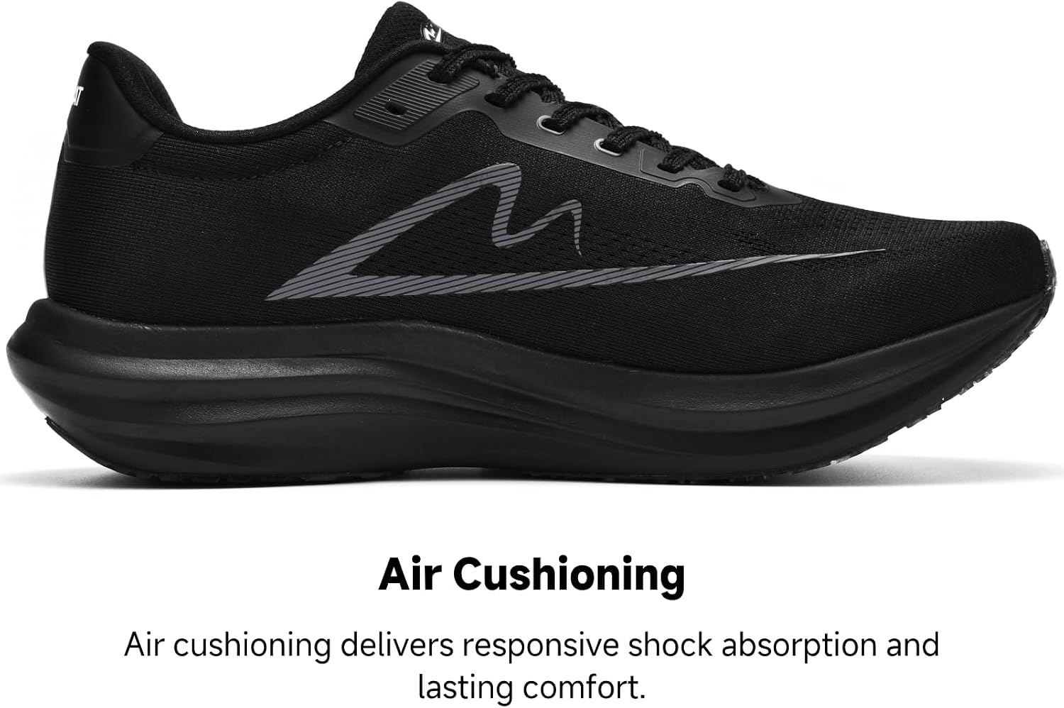 Running Shoes for Men, Lightweight Breathable Men's Road Running Shoes with Air-Carbon Support, Triple-Density Cushioning and Grip Outsole for Gym Workout, Walking, Training and Daily Wear image 2
