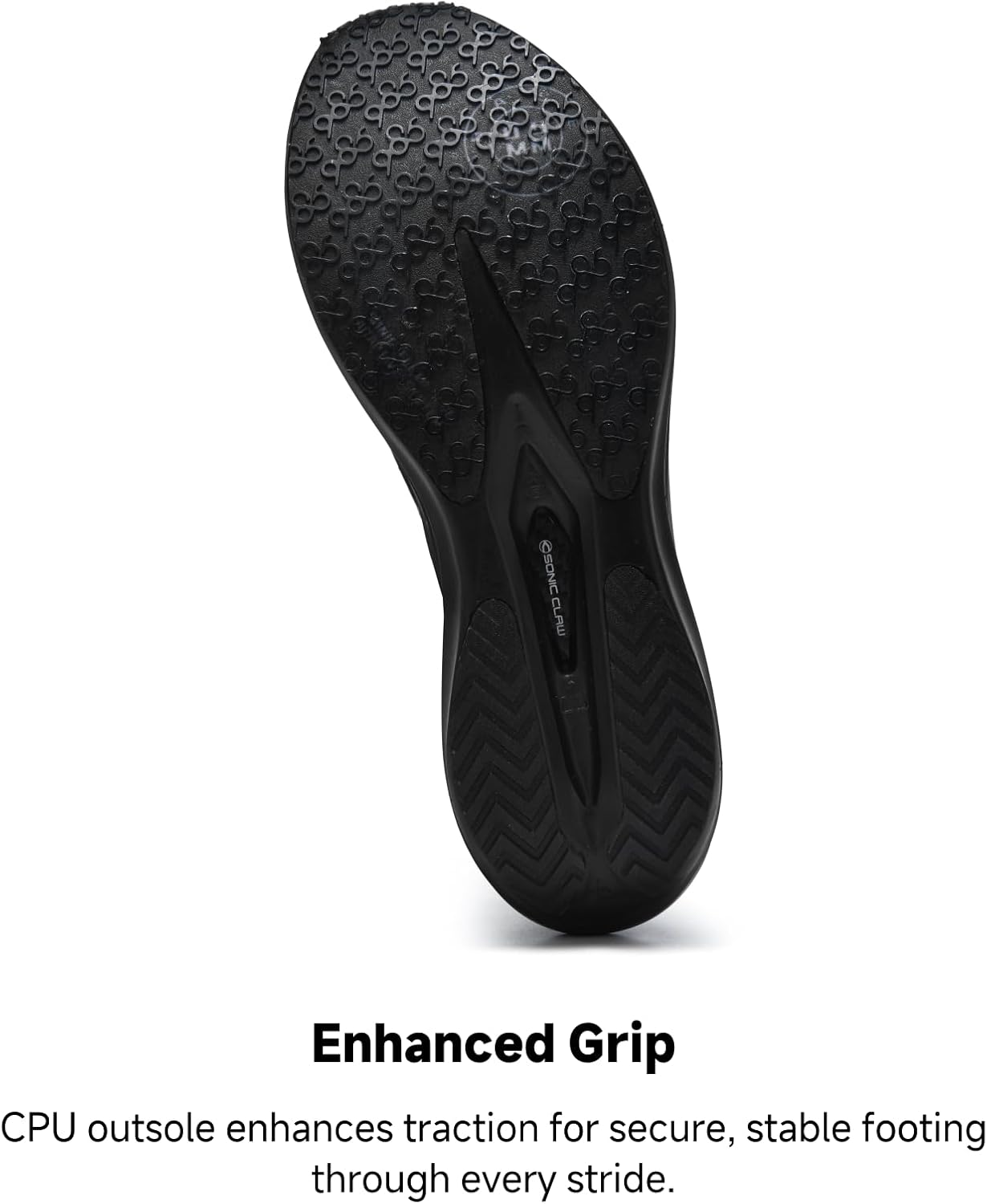 Running Shoes for Men, Lightweight Breathable Men's Road Running Shoes with Air-Carbon Support, Triple-Density Cushioning and Grip Outsole for Gym Workout, Walking, Training and Daily Wear image 5