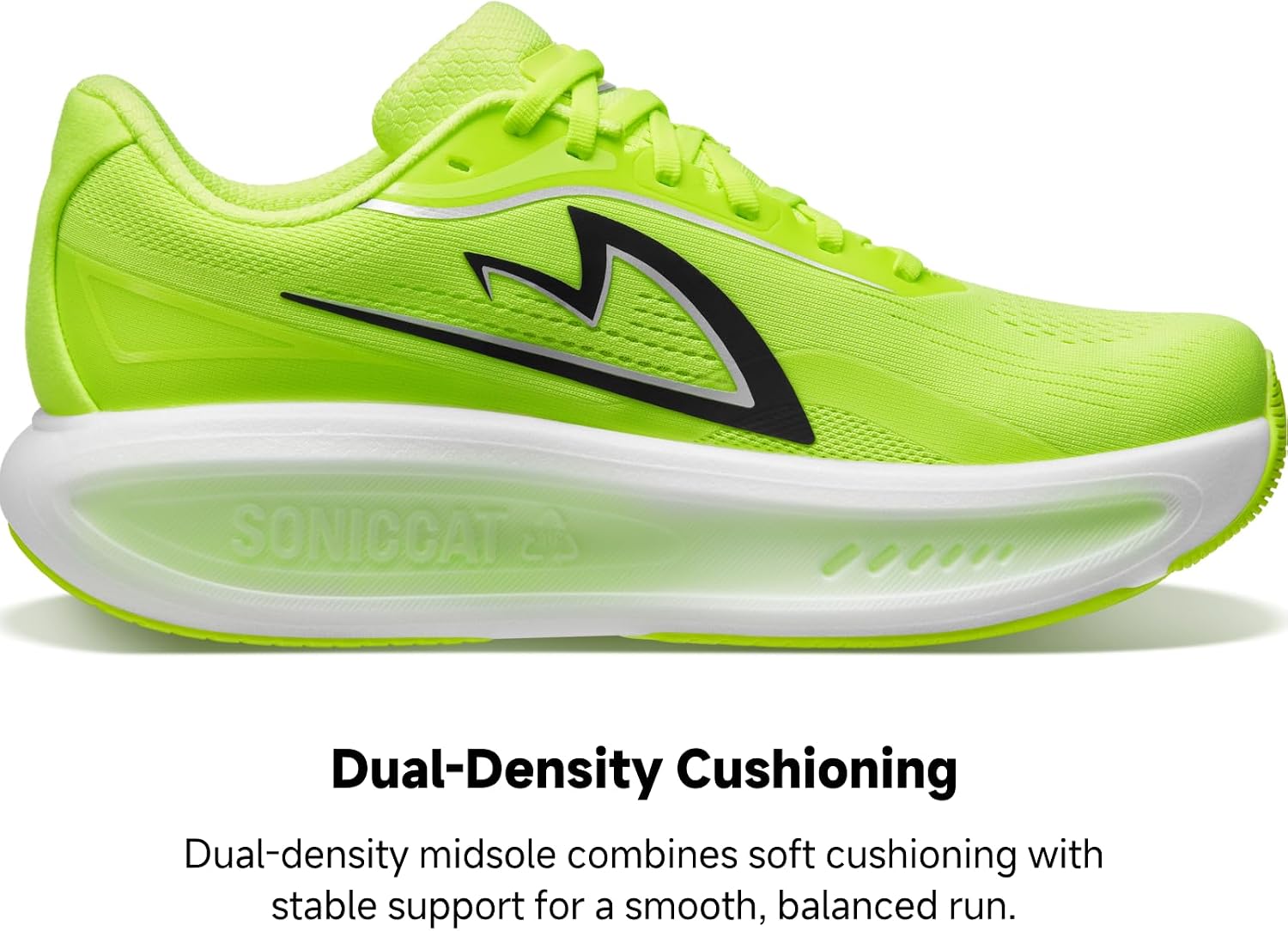 Running Shoes for Men, Cushioned Road Running Shoes and Men's Athletic Sneakers for Daily Training with Breathable Mesh image 2
