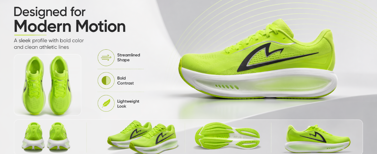 Running Shoes for Men, Cushioned Road Running Shoes and Men's Athletic Sneakers for Daily Training with Breathable Mesh detail image 3